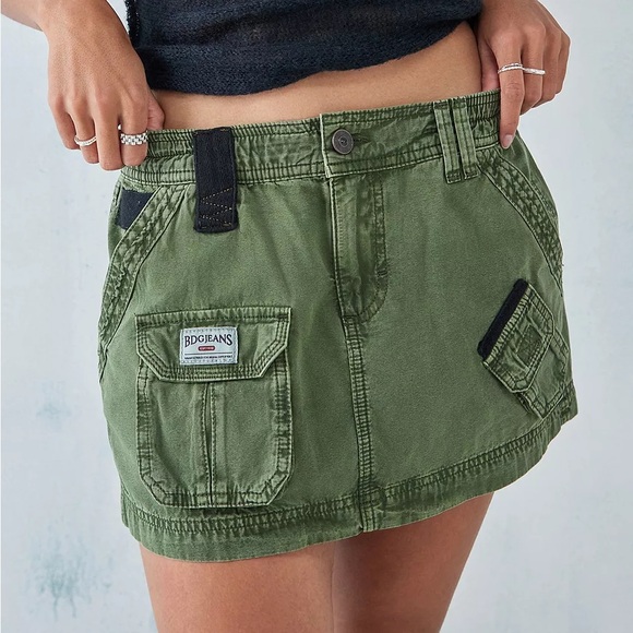 BDG Dresses & Skirts - BDG Olive Green Mini Skirt